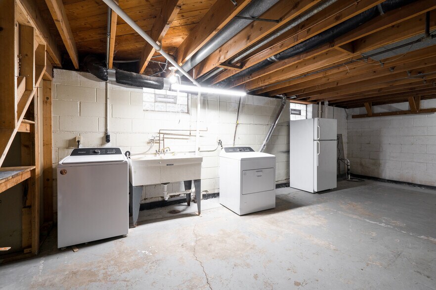 Utility/Laundry Room with New Washer/Dryer & Additional Fridge - 5312 Hiawatha Ln
