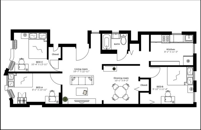 Building Photo - Room in Shared 3 bed/1 bath home