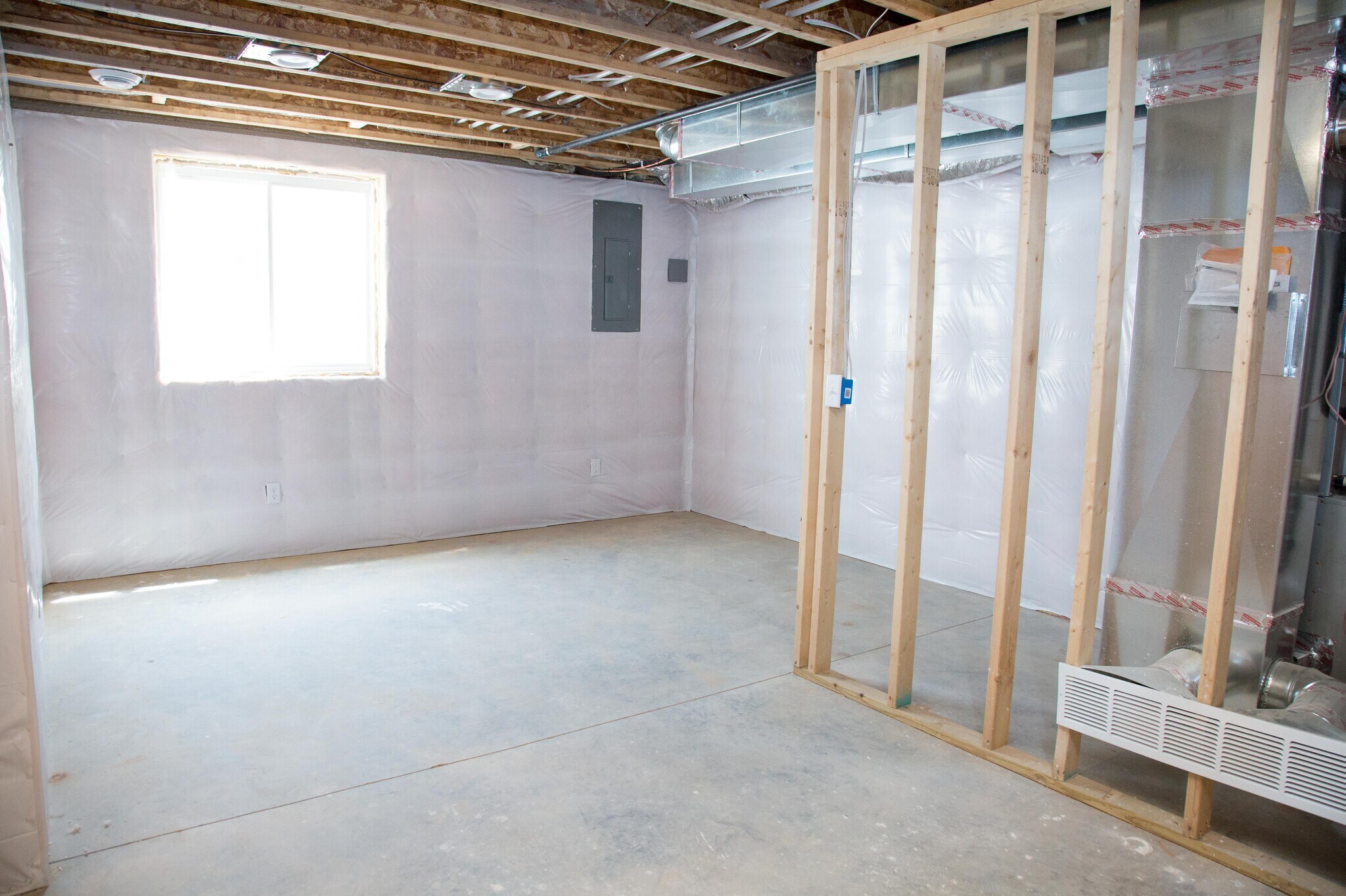 Unfinished basement area - 6353 Pawnee Ln