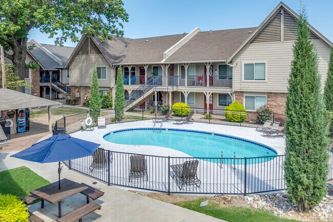 Pool Area - Beautiful Apartments in the heart of Brookside