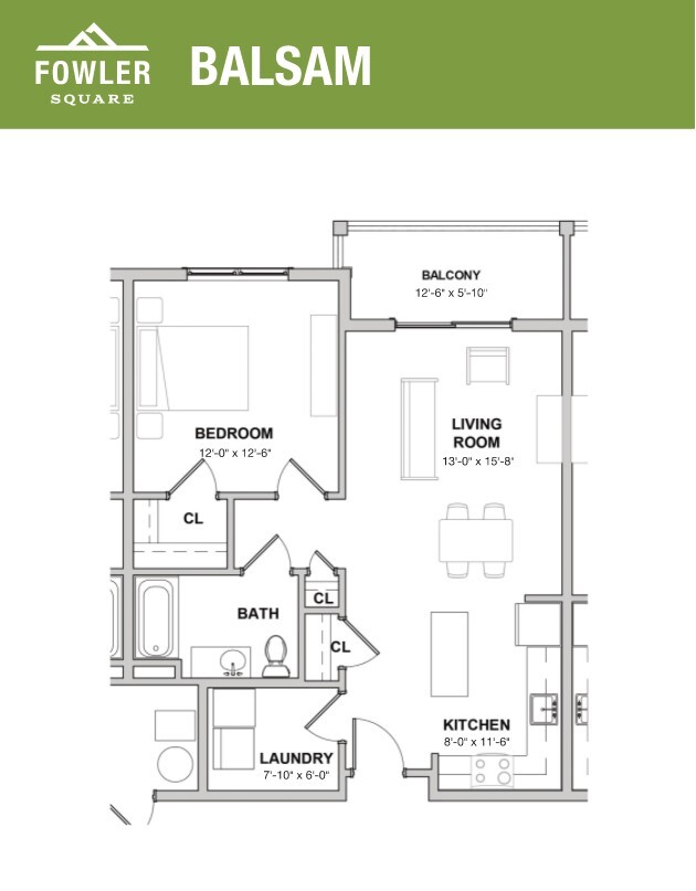 Floorplan - Fowler Square