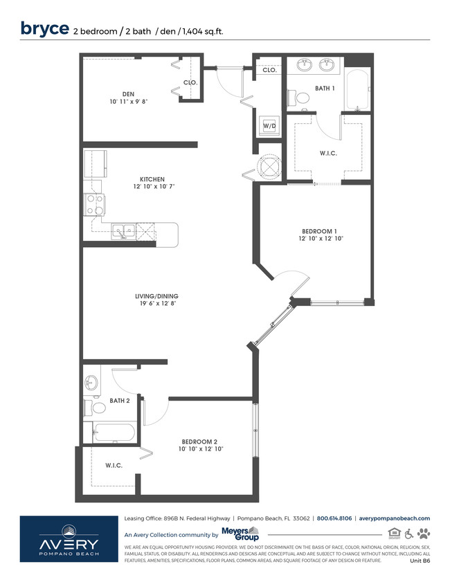 Floorplan - Saba Pompano Beach