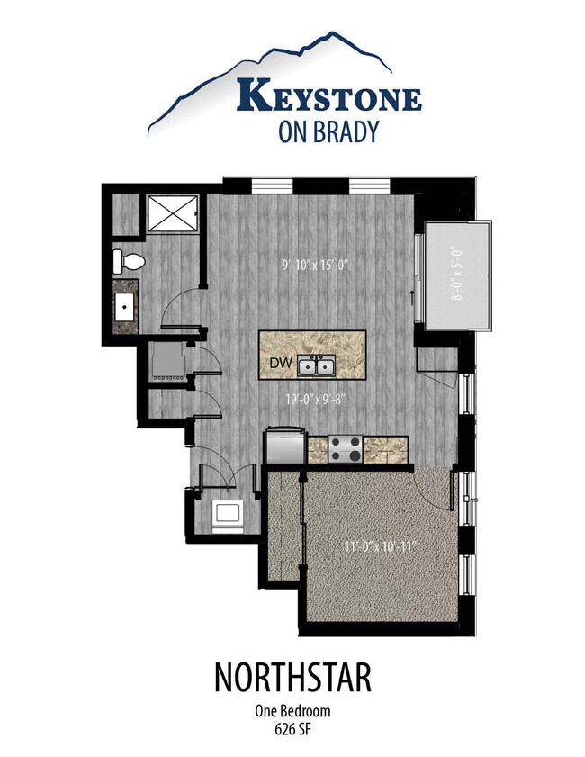 Floorplan - Keystone on Brady