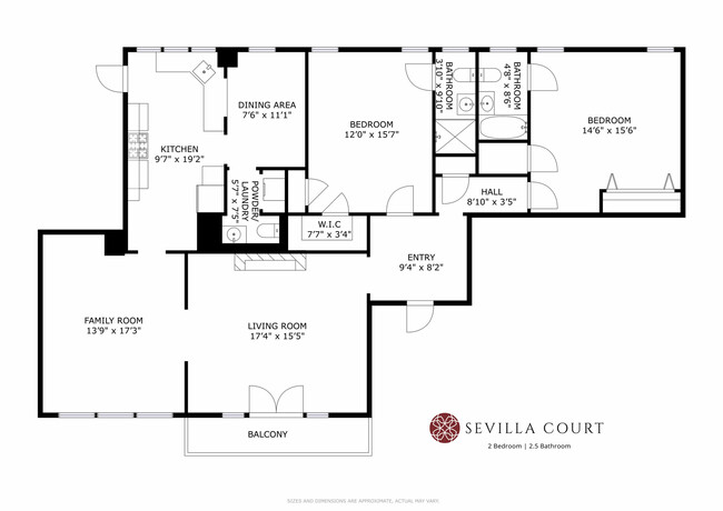 Sevilla Court 2 Bedroom 2.5 Bath - Sevilla Court