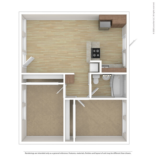 Floorplan - The Parc at 1300