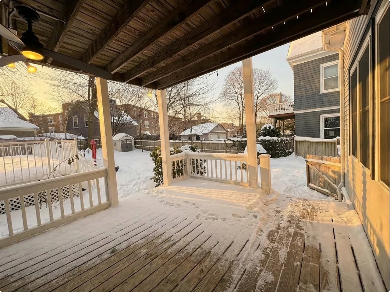 Back Porch - 1st Floor - 16 Boston Ave