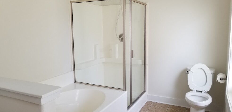 master bath and shower - 2924 New Hill Park Rd