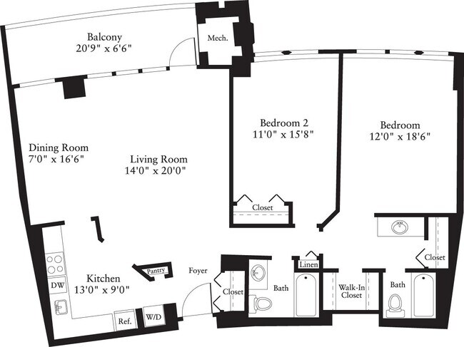 Floorplan - Crystal Place