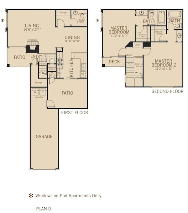 Plan D - Pointe Niguel Apartments