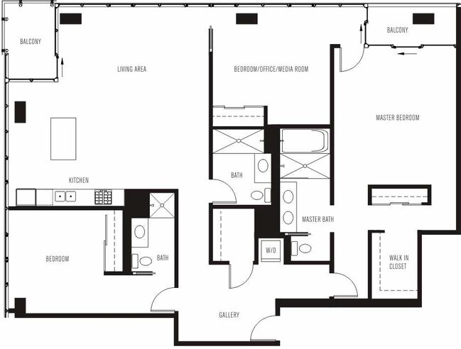 Floorplan - 550 N Saint Clair St