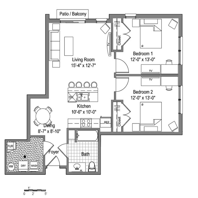 Floorplan - Maple Cove of Ann Arbor