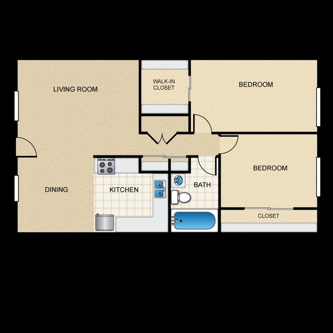 2BR/1BA - Canyon Vista Apartment Homes