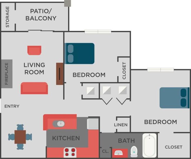 Floorplan - Autumn Park Apartments