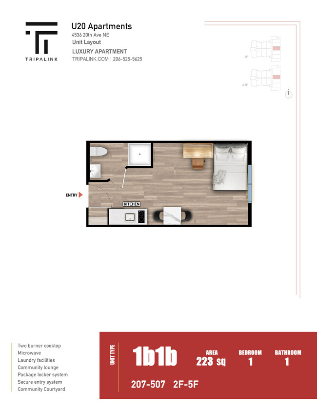 Floorplan - U20 Apartments