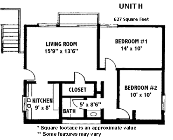 2BR/1BA - Verano Place