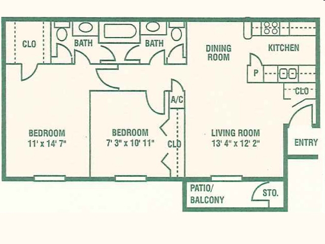 2BR/1.5BA - Seaport Village