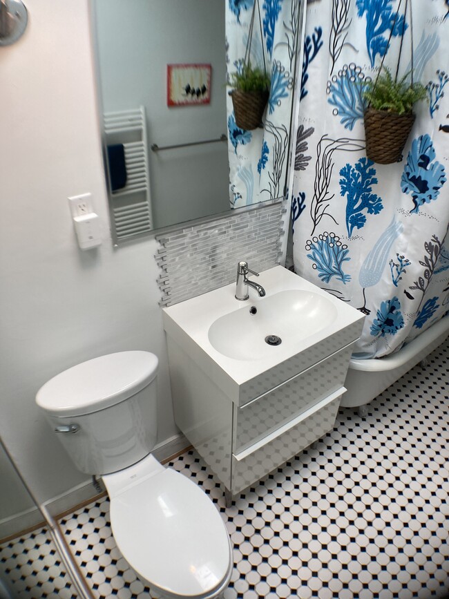 Upstairs bathroom, soak in the clawfoot tub! - 526 24th St NE