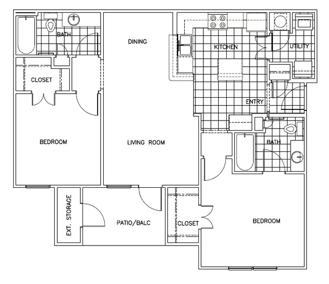 2BR/2BA - Terraces at Copper Leaf