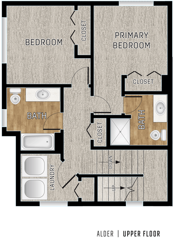 Alder Floorplan - Third Floor - Alpengrove