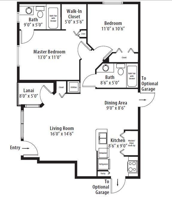 Floorplan - Springs at Palma Sola Apartments