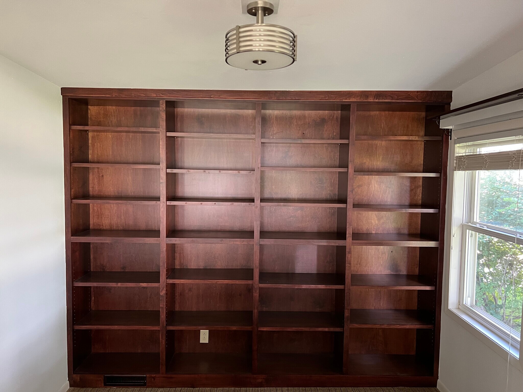 Built in book case - 3295 N Silver Lake Dr