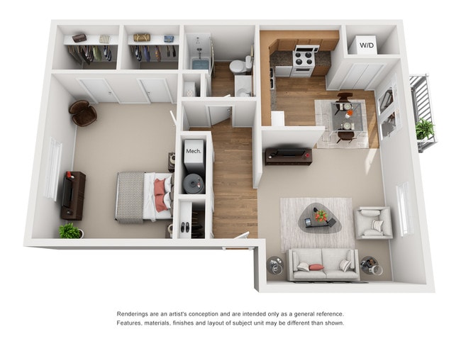 Floorplan - Kimber Green Apartments