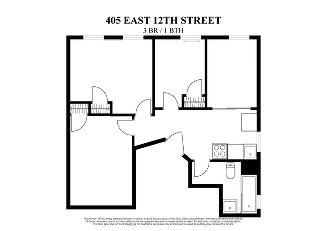 Floorplan - 405 East 12th Street