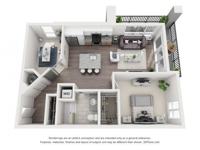 Floorplan - Lofts at South Lake