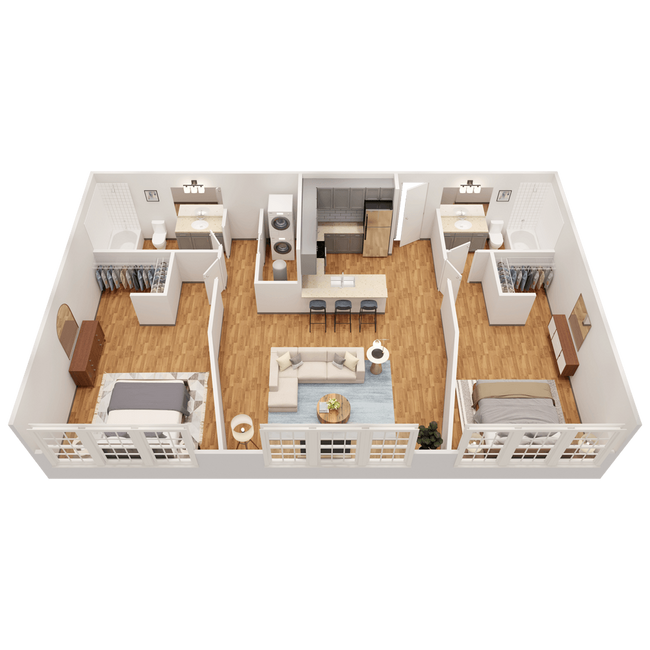 Floorplan - Bass Lofts Apartments