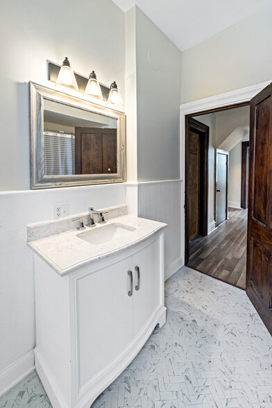 Bathroom with Hallway View - 1171 Central Ave