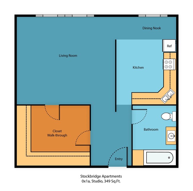 Floorplan - Stockbridge Apartment Homes