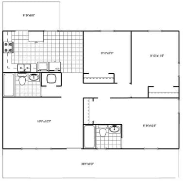 3BR/2BA - Linkwood Manor