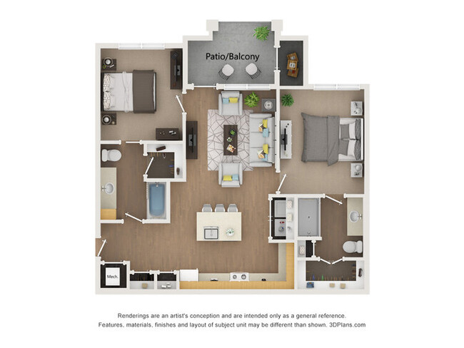 Floorplan - Hobson Flats