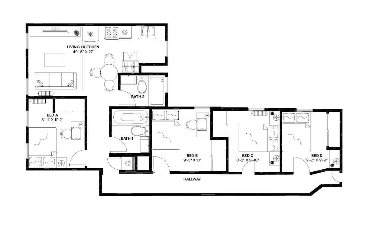 Building Photo - Room in Shared 4 bed/2 bath home