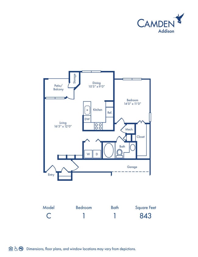 Floorplan - Camden Addison