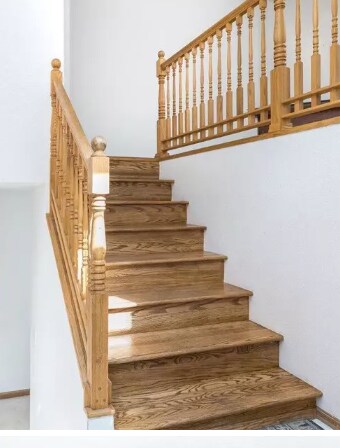 Wood staircases - 4710 Mills Dr