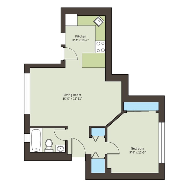 Floorplan - 5326-5336 S. Greenwood Avenue