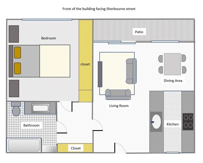 Floorplan - 310 S Sherbourne Dr