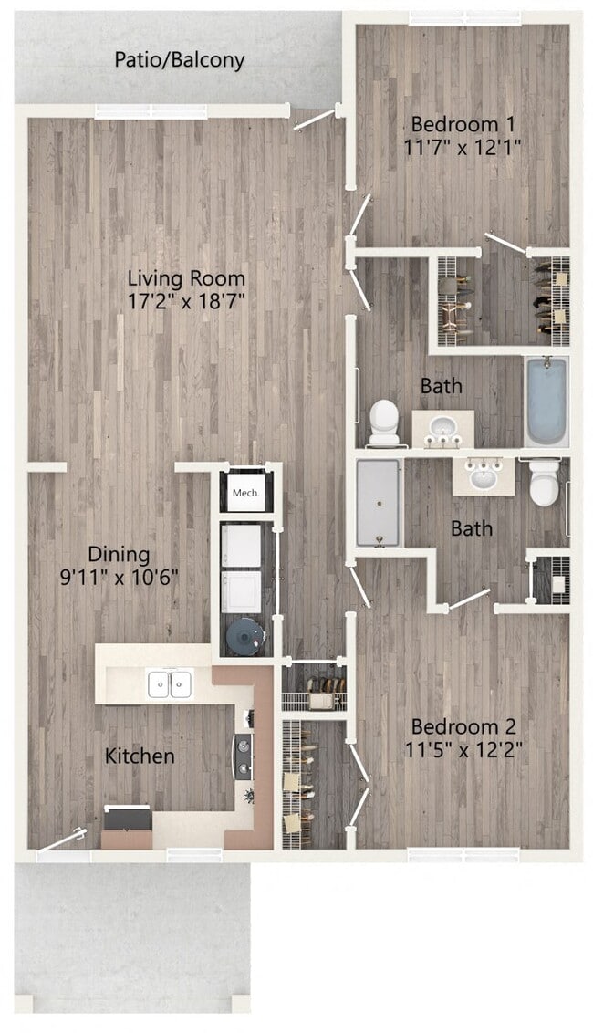 Floorplan - The Oakley at Deerfield
