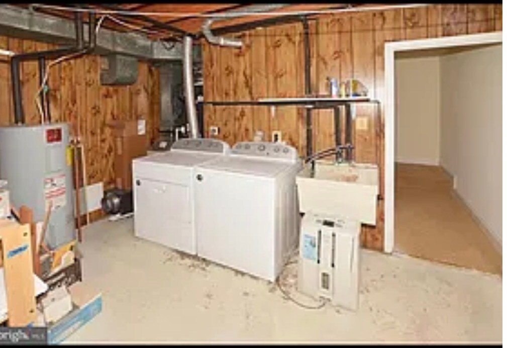 Washer and dryer in basement - 2808 Andiron Ln