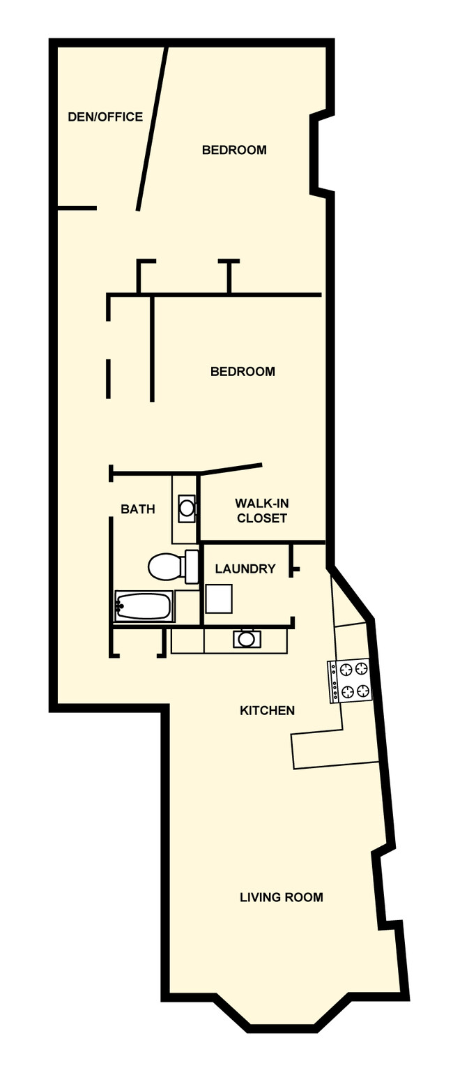 3B Floor Plan - 88 W Main St