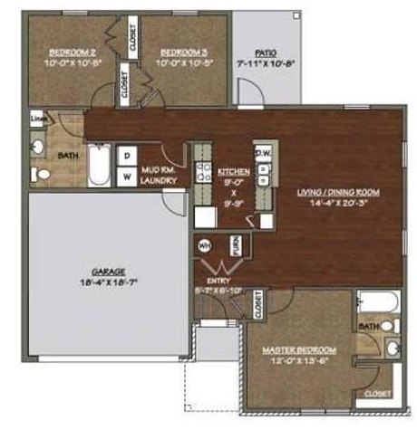 3BR/2BA - Village at Whitewater