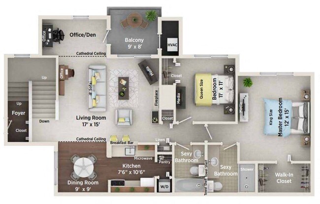 Floorplan - Village Club on Franklin