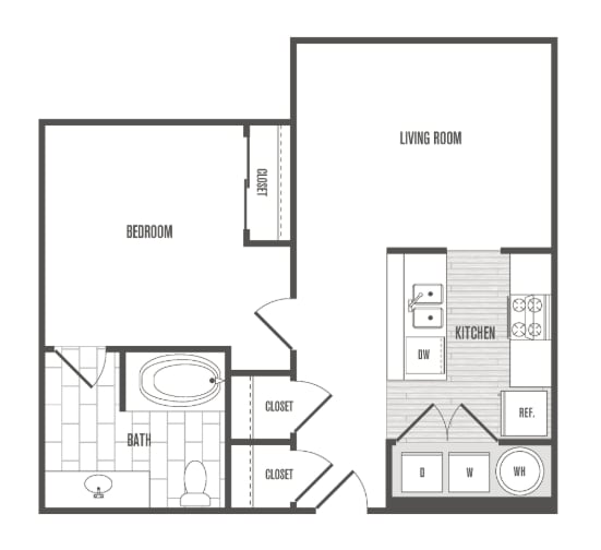 Floorplan - La Cantera Senior Apartments