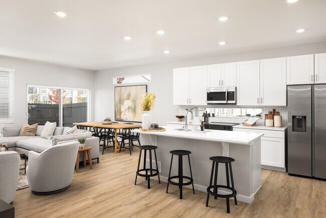 Undermount sinks in kitchen & bath at The Fillmore. - The Fillmore at Copperleaf