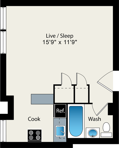 Floorplan - Reside on Wellington