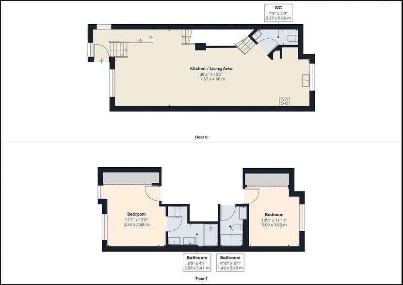 Floor Plan - 510 Coho Walk SE