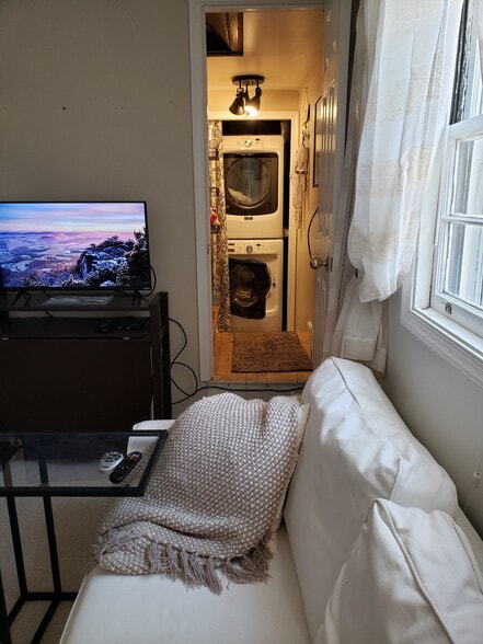 Washer-dryer off living space - 4633 Clark Pl NW