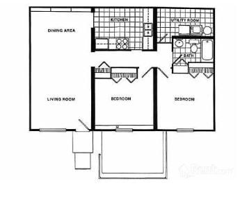 Floorplan - Barbara Lane Apartments