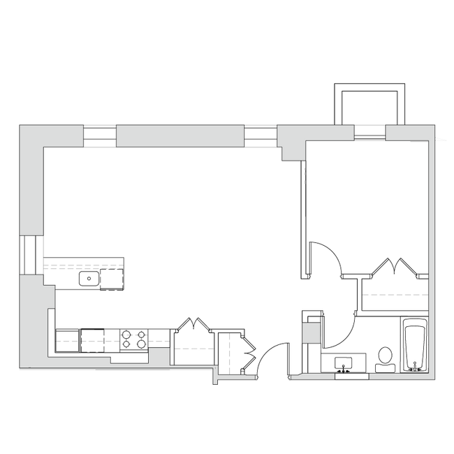 Floorplan - Tilden Hall Apartments